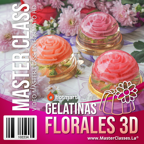 Gelatinas Florales 3D