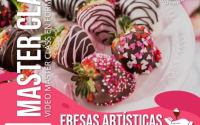 Fresas Artísticas con Chocolate