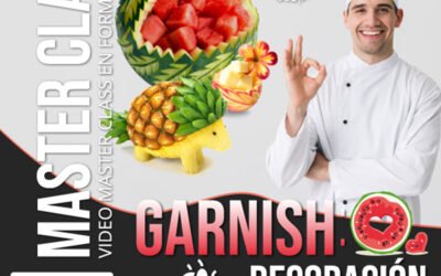 Garnish Decoración con Frutas y Verduras